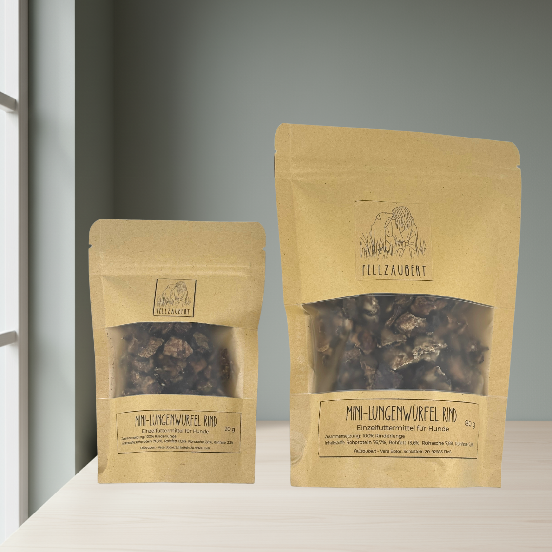 Mini Lungenwürfel Rind