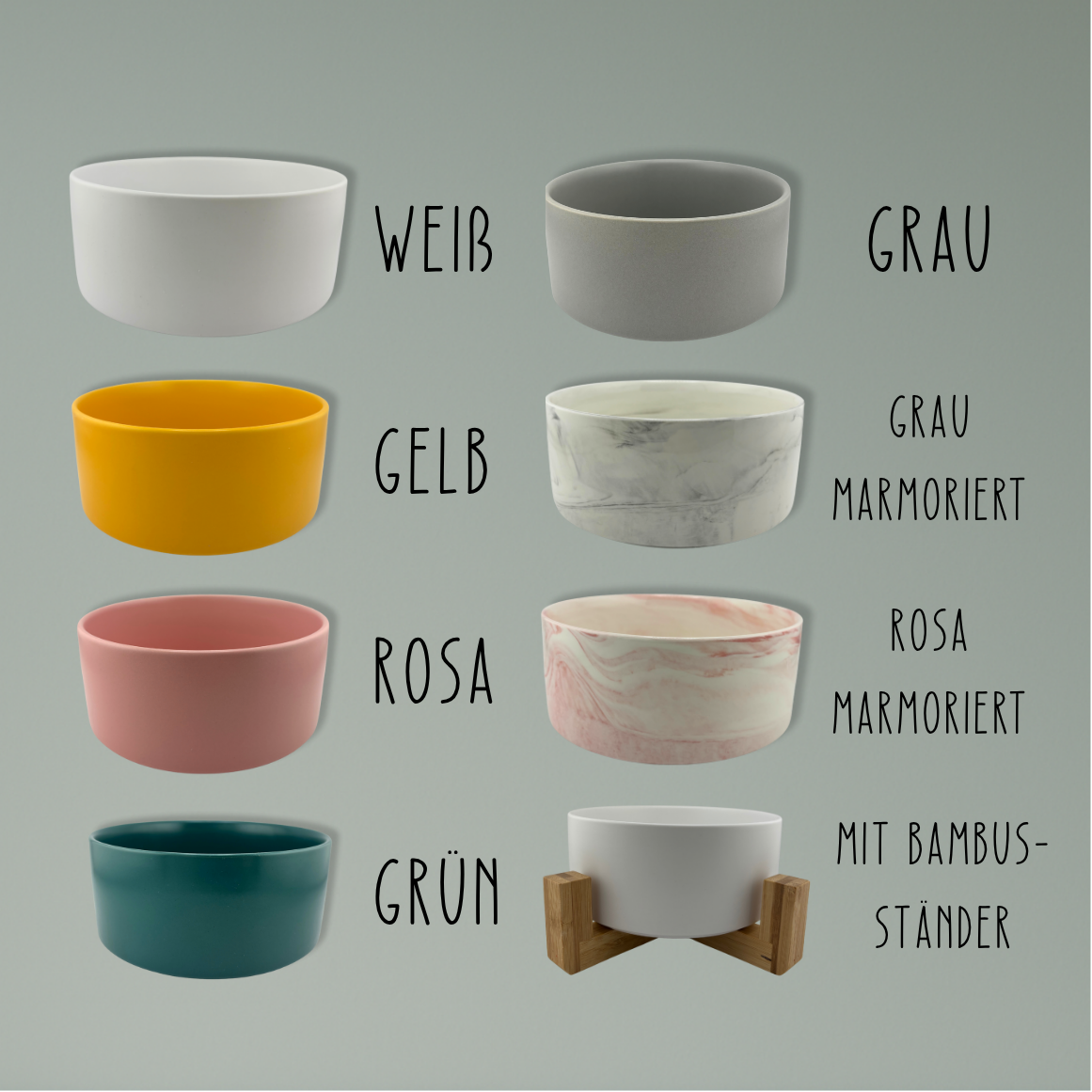 Personalisierter Napf aus Keramik – Hundenapf oder Katzennapf