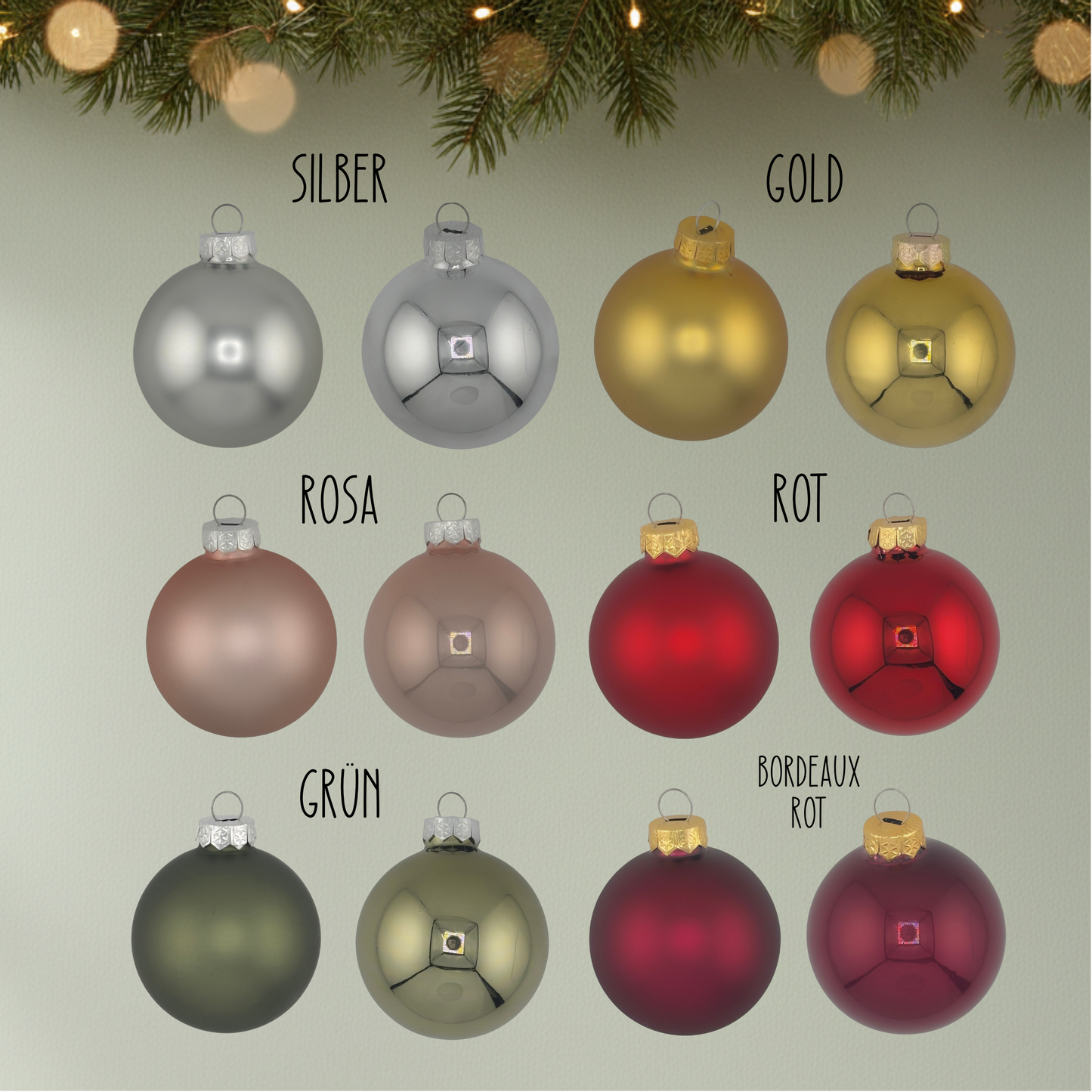 Personalisierte Christbaumkugel mit Hundeportrait und Name 🎄