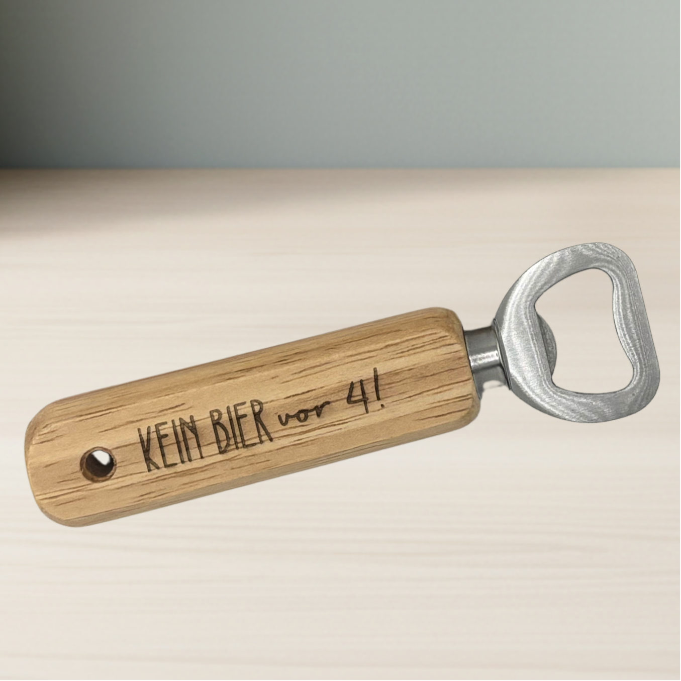 Flaschenöffner aus Holz