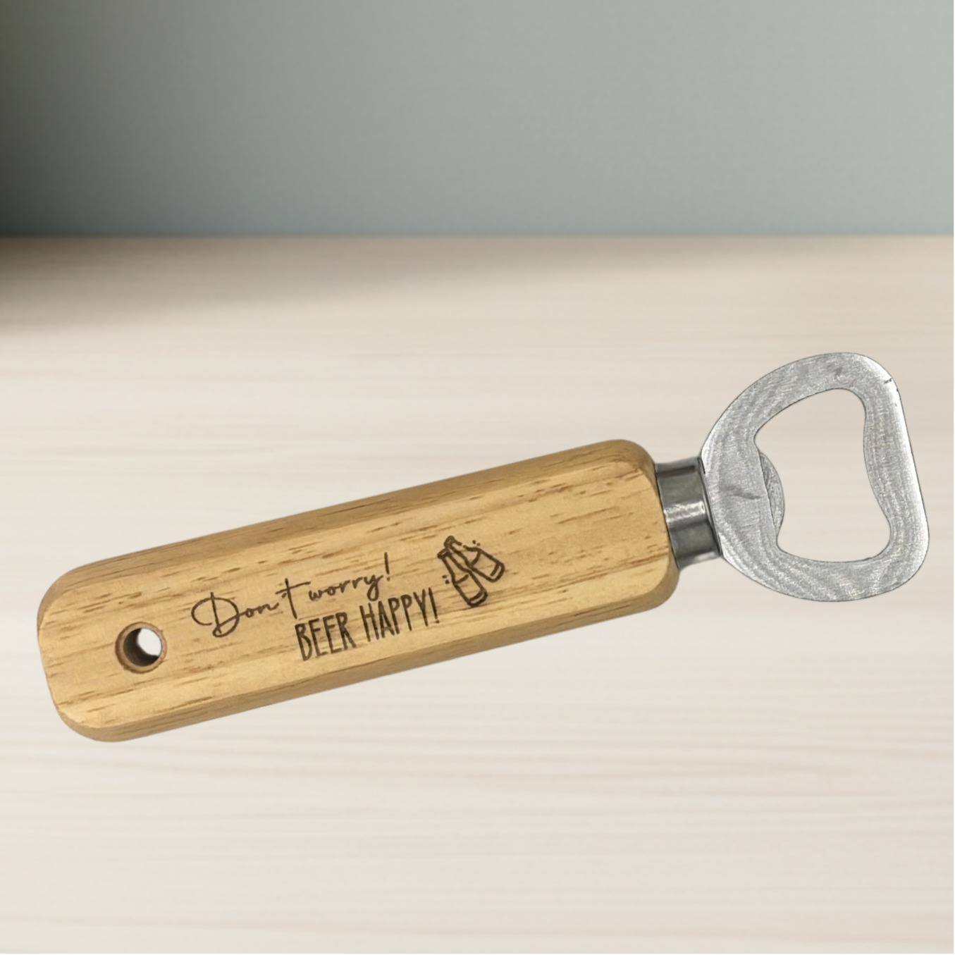 Flaschenöffner aus Holz