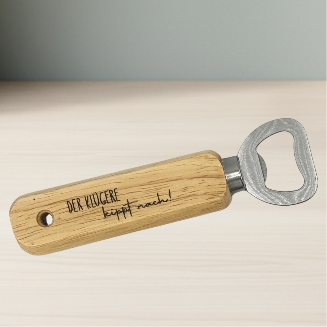 Flaschenöffner aus Holz