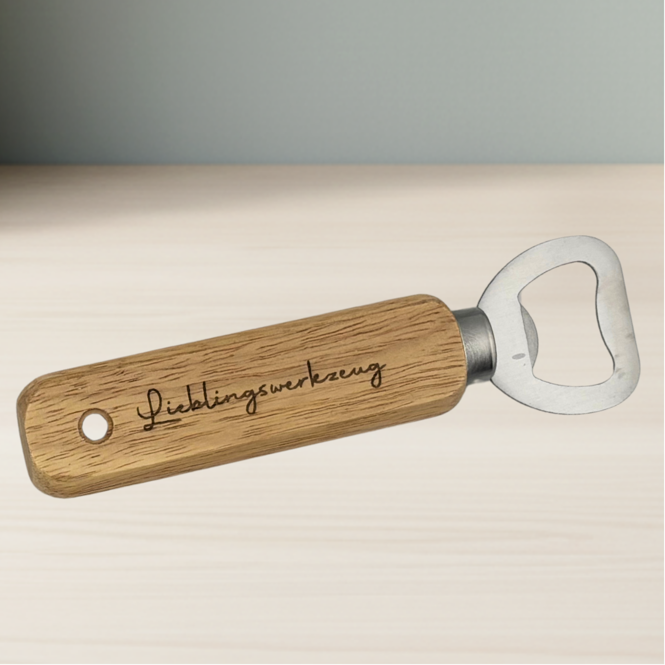 Flaschenöffner aus Holz