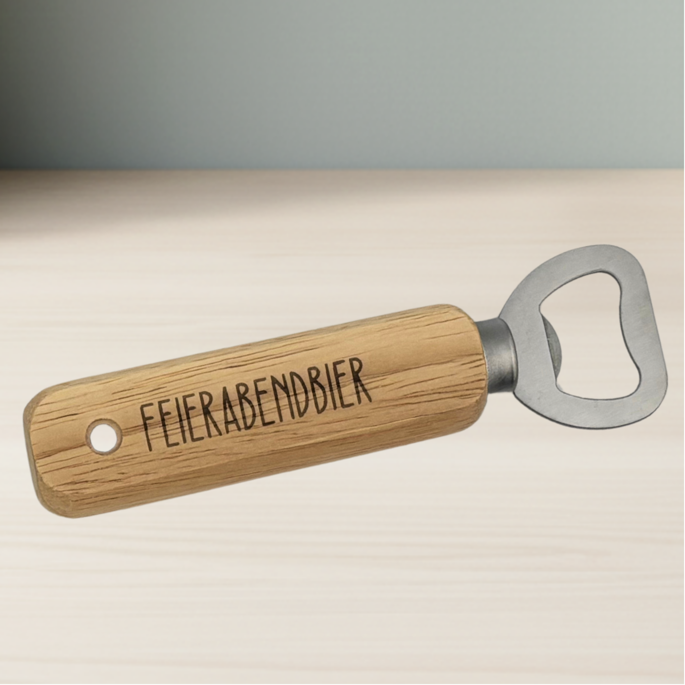 Flaschenöffner aus Holz