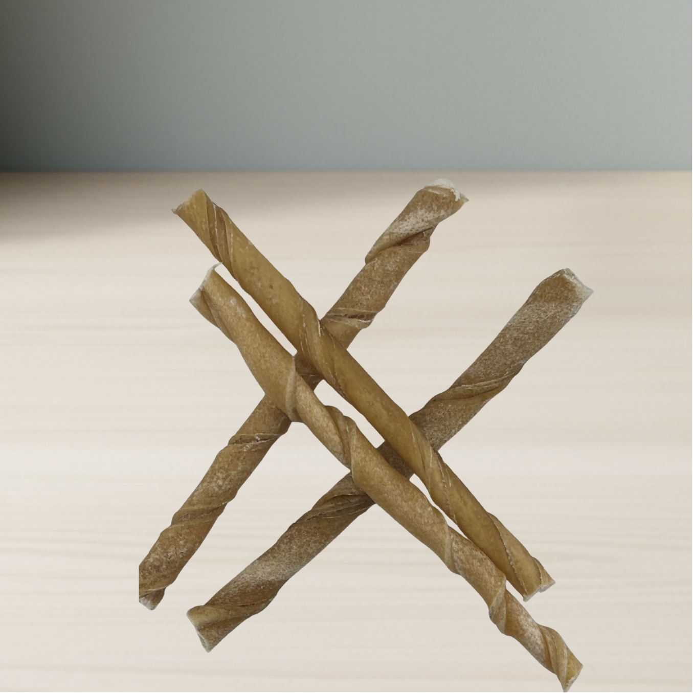 Büffelhaut-Kaurollen  – leichter Knabberspaß