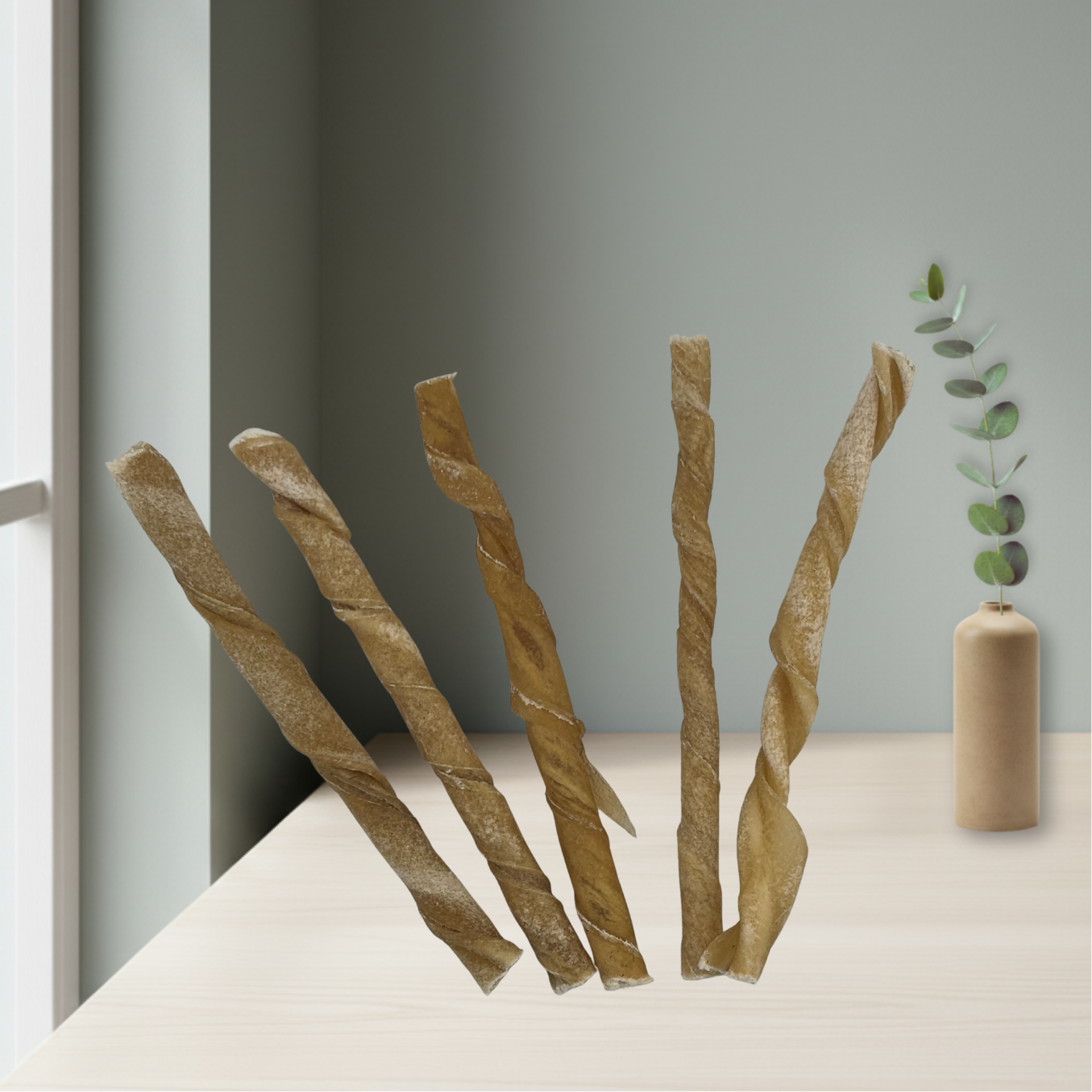 Büffelhaut-Kaurollen  – leichter Knabberspaß