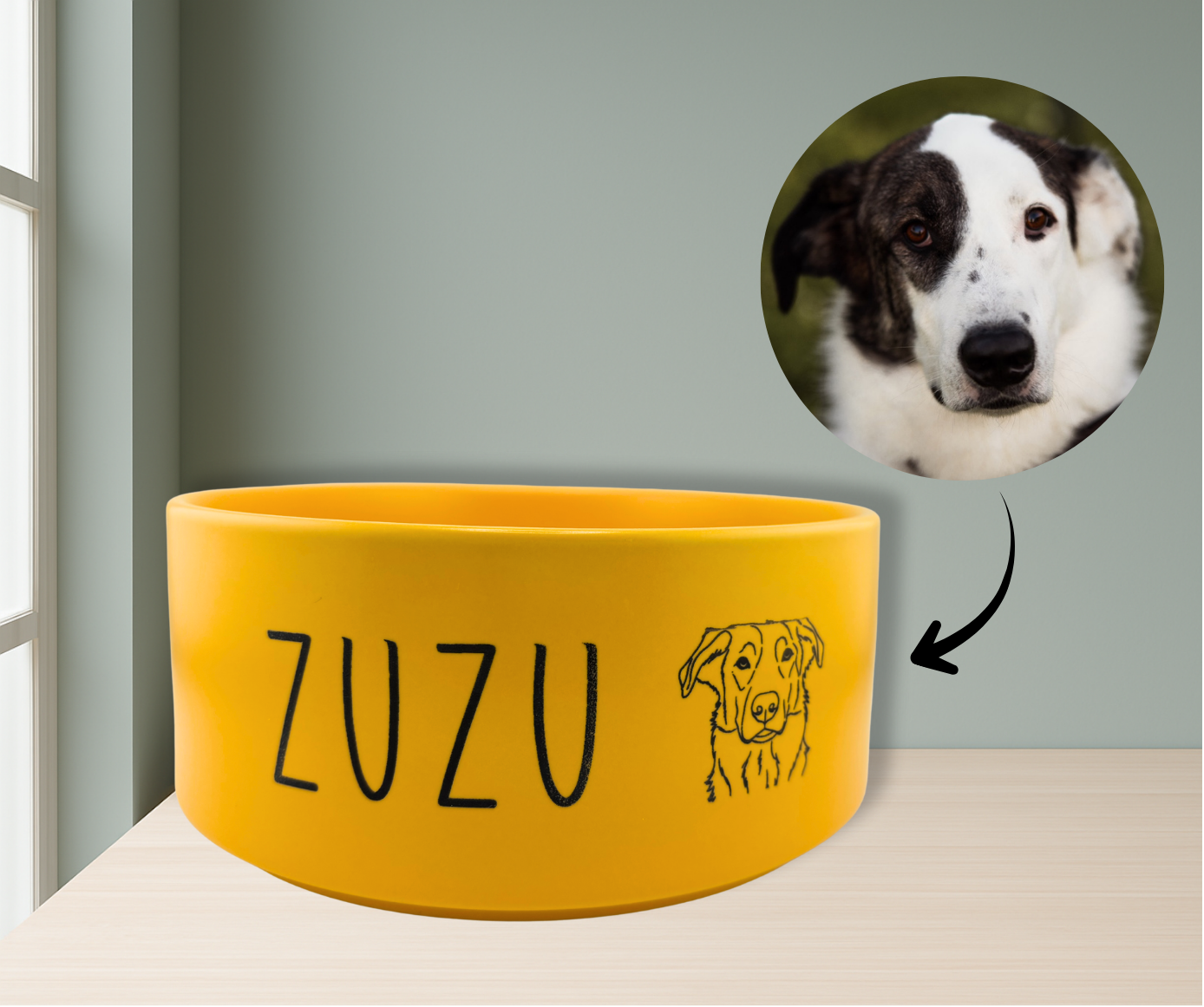Personalisierter Napf aus Keramik – Hundenapf oder Katzennapf