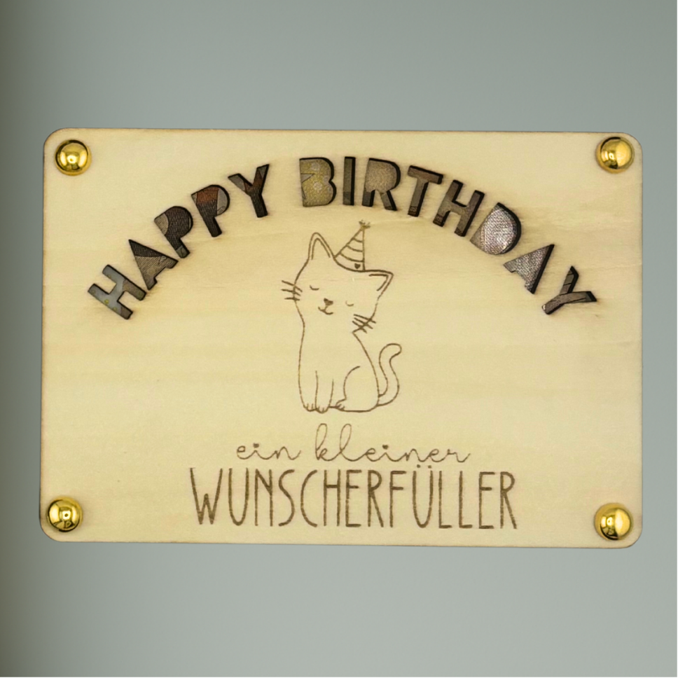 Kinder-Geburtstag Geschenk-Karten | Geldgeschenk & Gutscheinkarten | Personalisiert