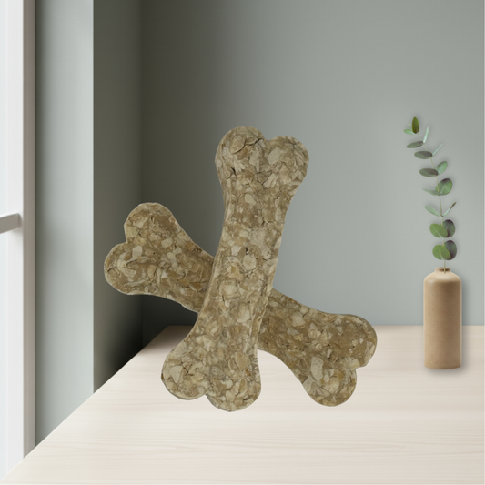 Kokos-Kauknochen für Hunde – natürlicher Snack aus Rinderhaut & Kokosmark