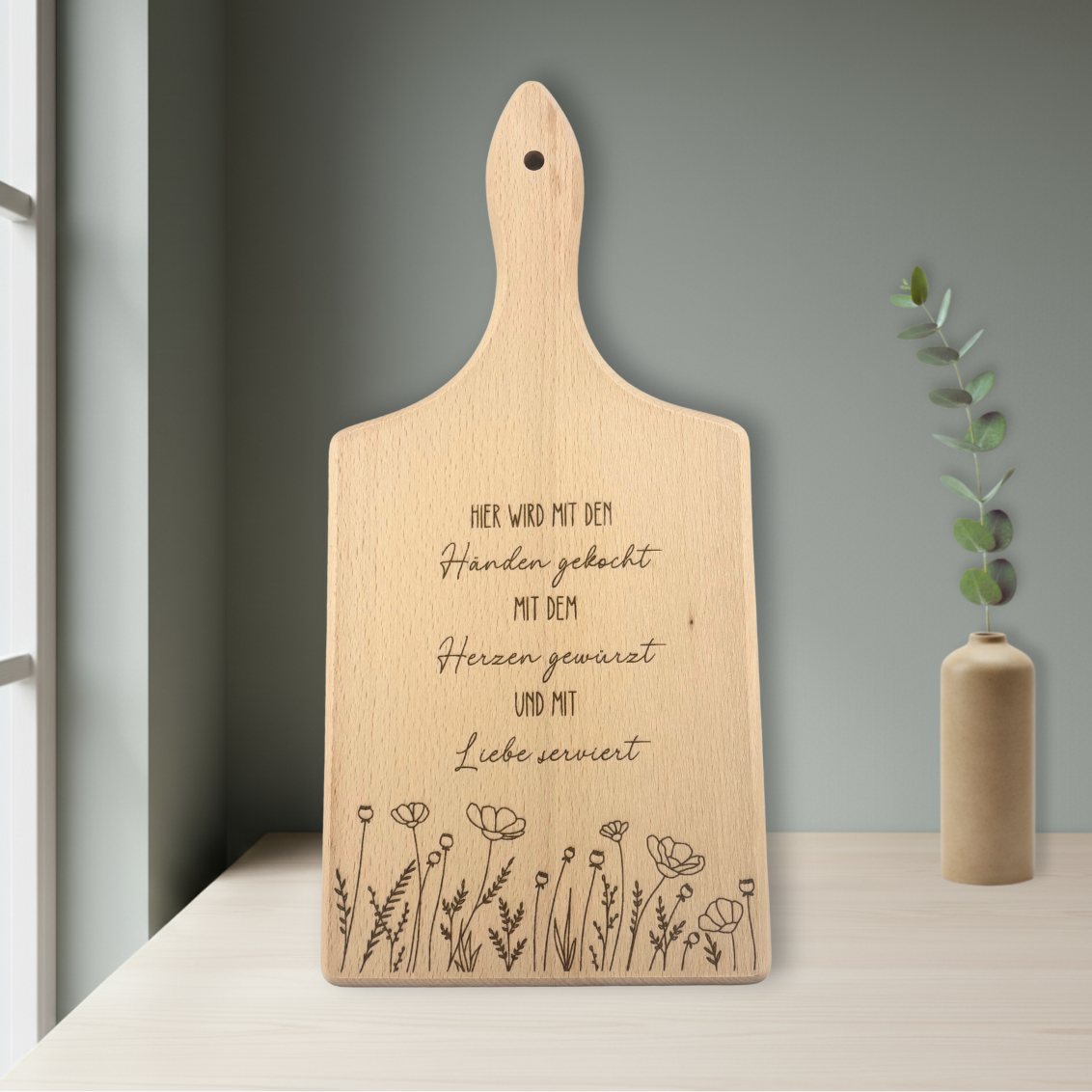 Schneidebrett aus Buche